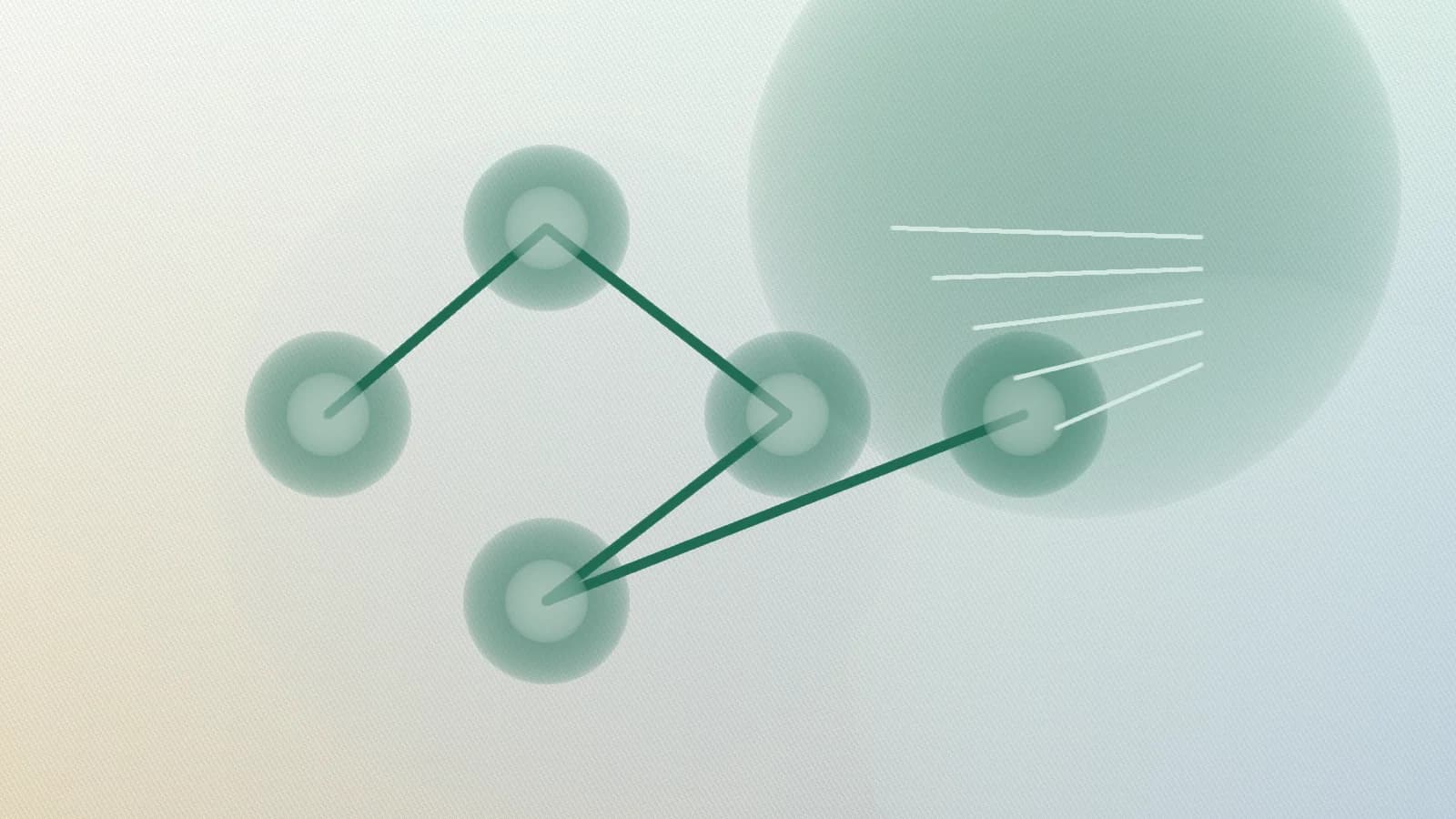 Guideline framework with financial signals moving toward clearer future decisions.